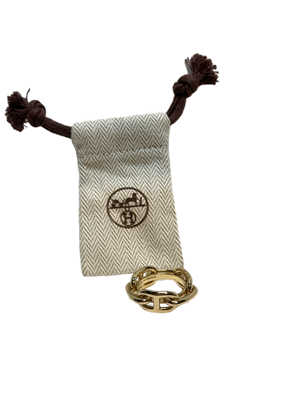 Used Hermès Scarf Ring Ring Gold