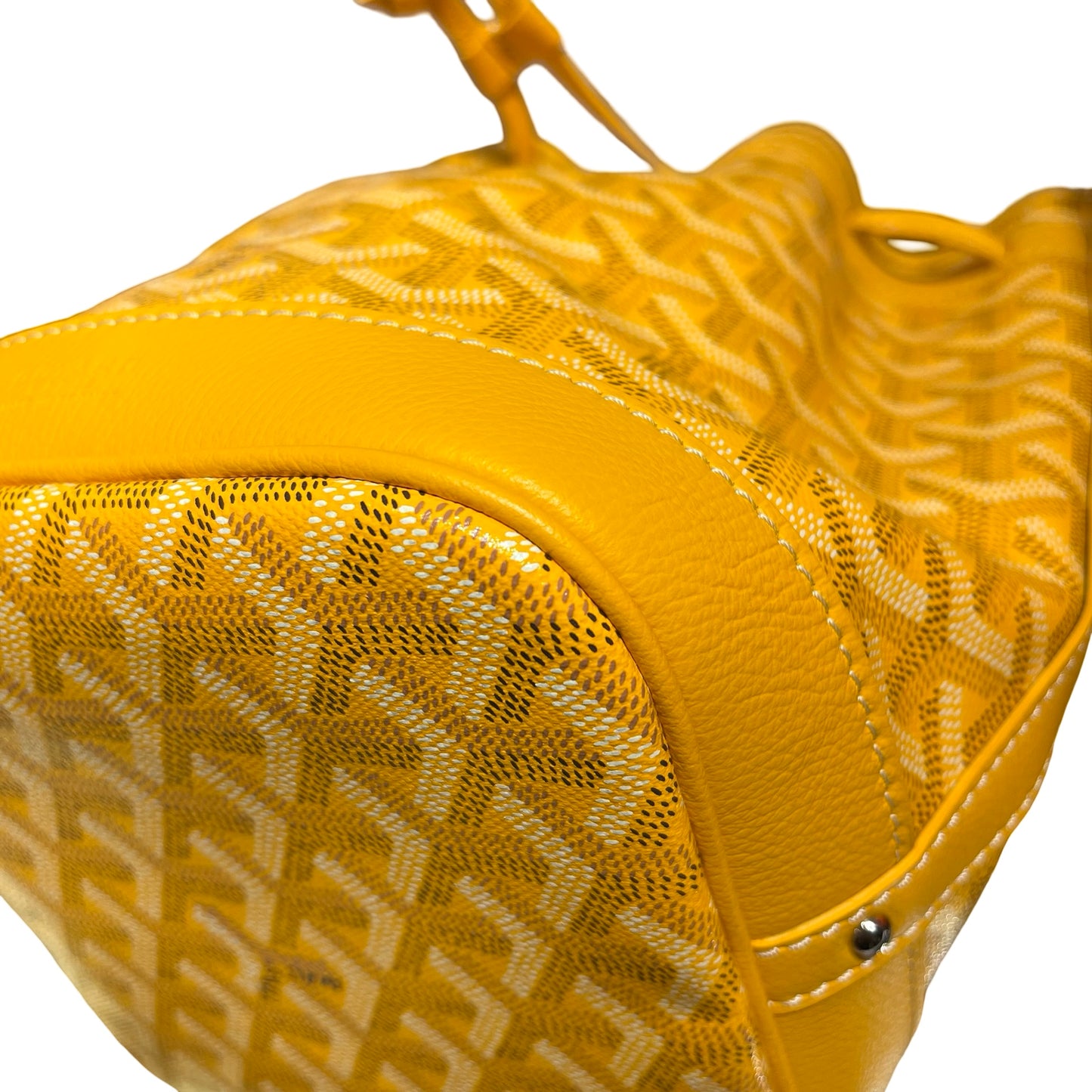 Used GOYARD Le Sac Petit Flot Tote Bag Yellow