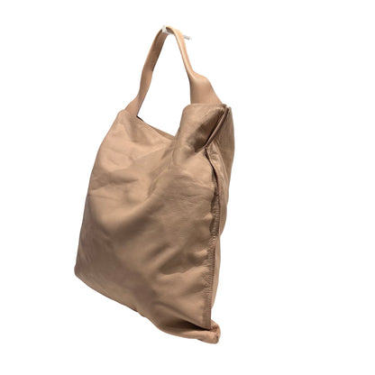 Used JIL SANDER Leather Leather tote bag Handbag Pink