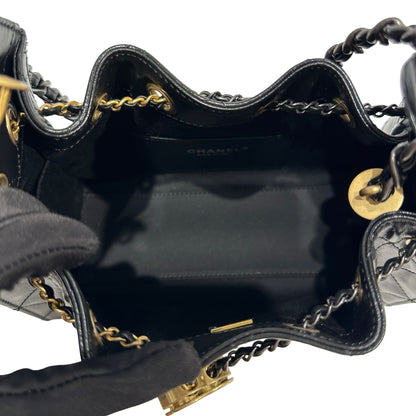 Used CHANEL Quilted Calfskin Chanel 22 Shoulder Bag Black