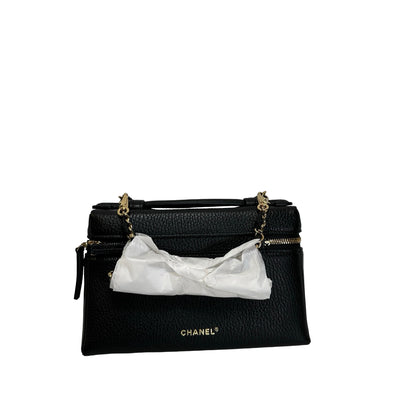 Brand New CHANEL Caviar Vanity case Vanity case Black