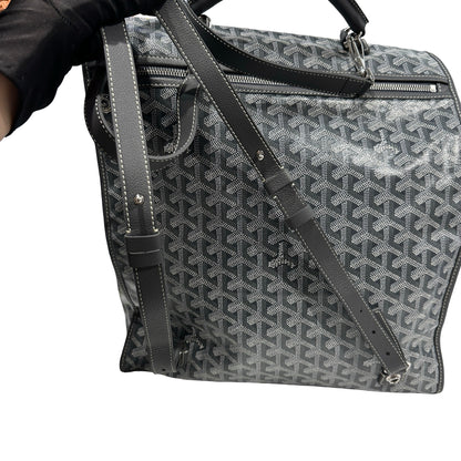 Used GOYARD Goyardine Alpin Backpack Grey