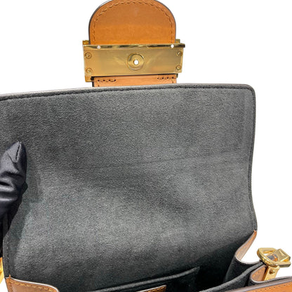 Used LOUIS VUITTON DAU[HINE MINI Cross Body Bag Brown GHW