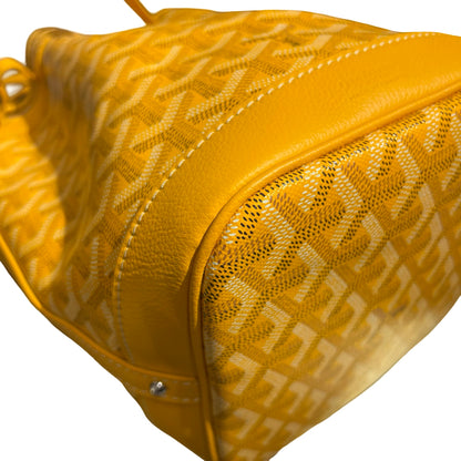 Used GOYARD Le Sac Petit Flot Tote Bag Yellow