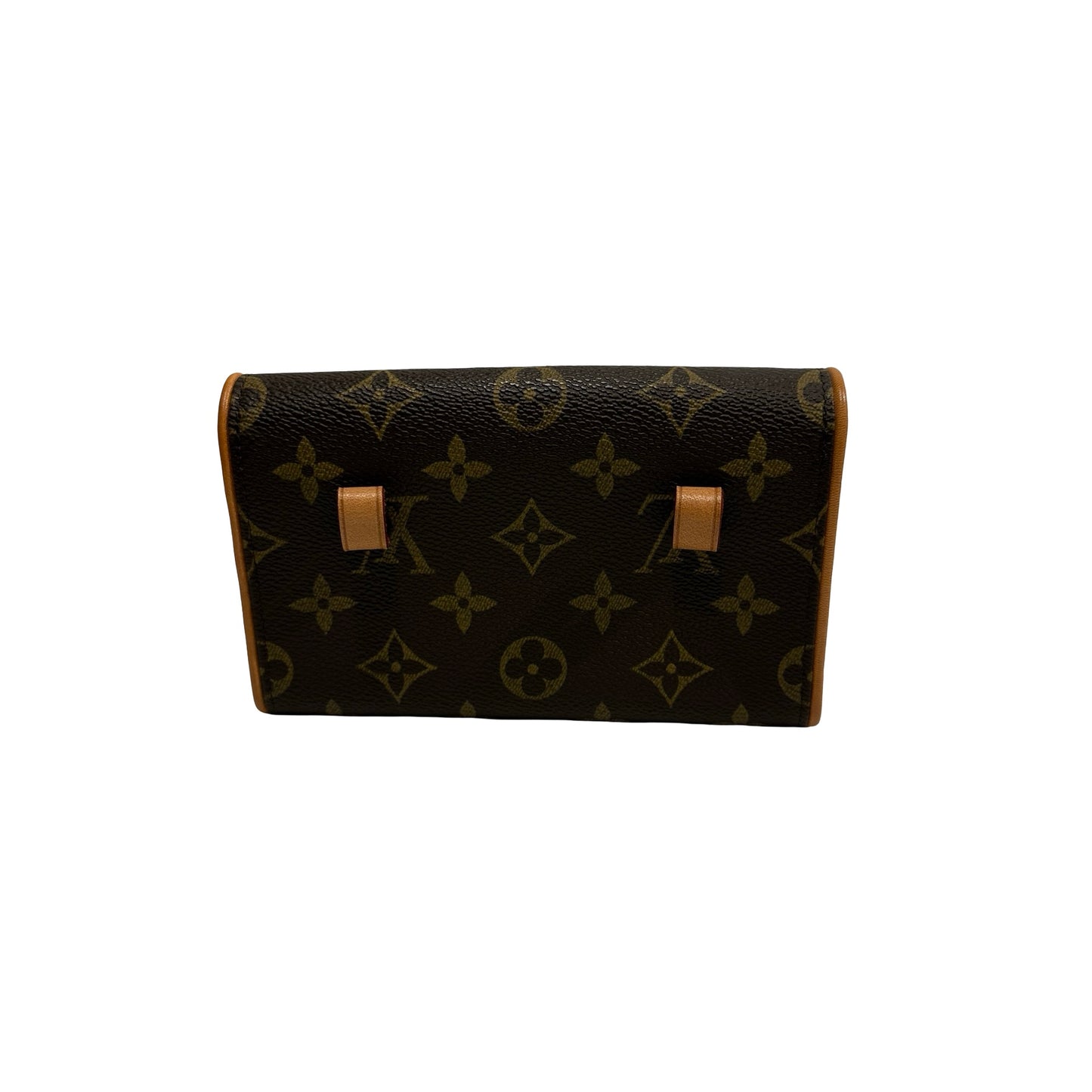 Used LOUIS VUITTON Monogram Canvas Pochette Florentine Belt bag Brown