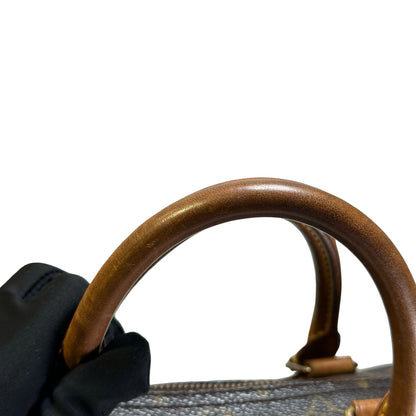 Used LOUIS VUITTON Monogram Canvas Speedy Handbag Brown