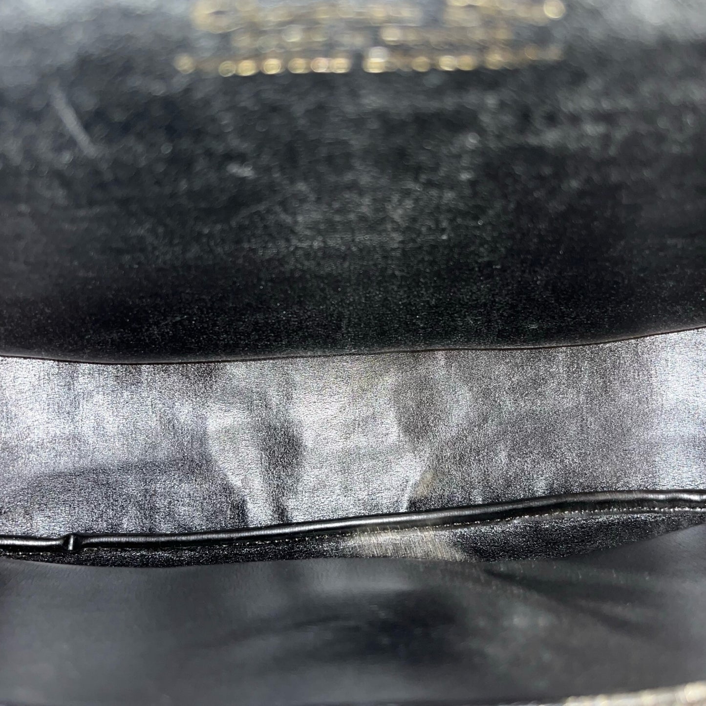 CHRISTIAN DIOR Shoulder Bag Beige Black GHW