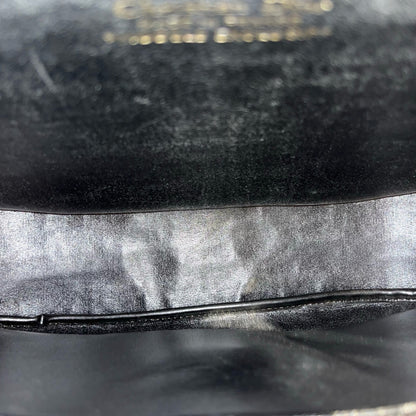 CHRISTIAN DIOR Shoulder Bag Beige Black GHW