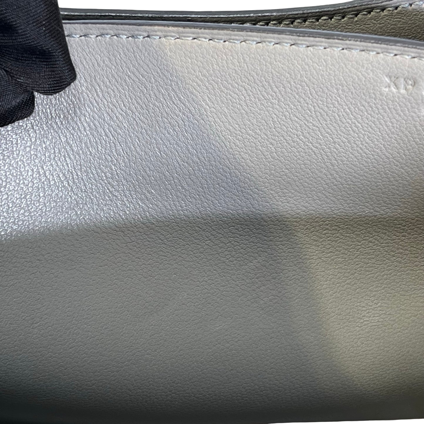 HERMES Epsom Mini Constance Shoulder Bag Grey GHW