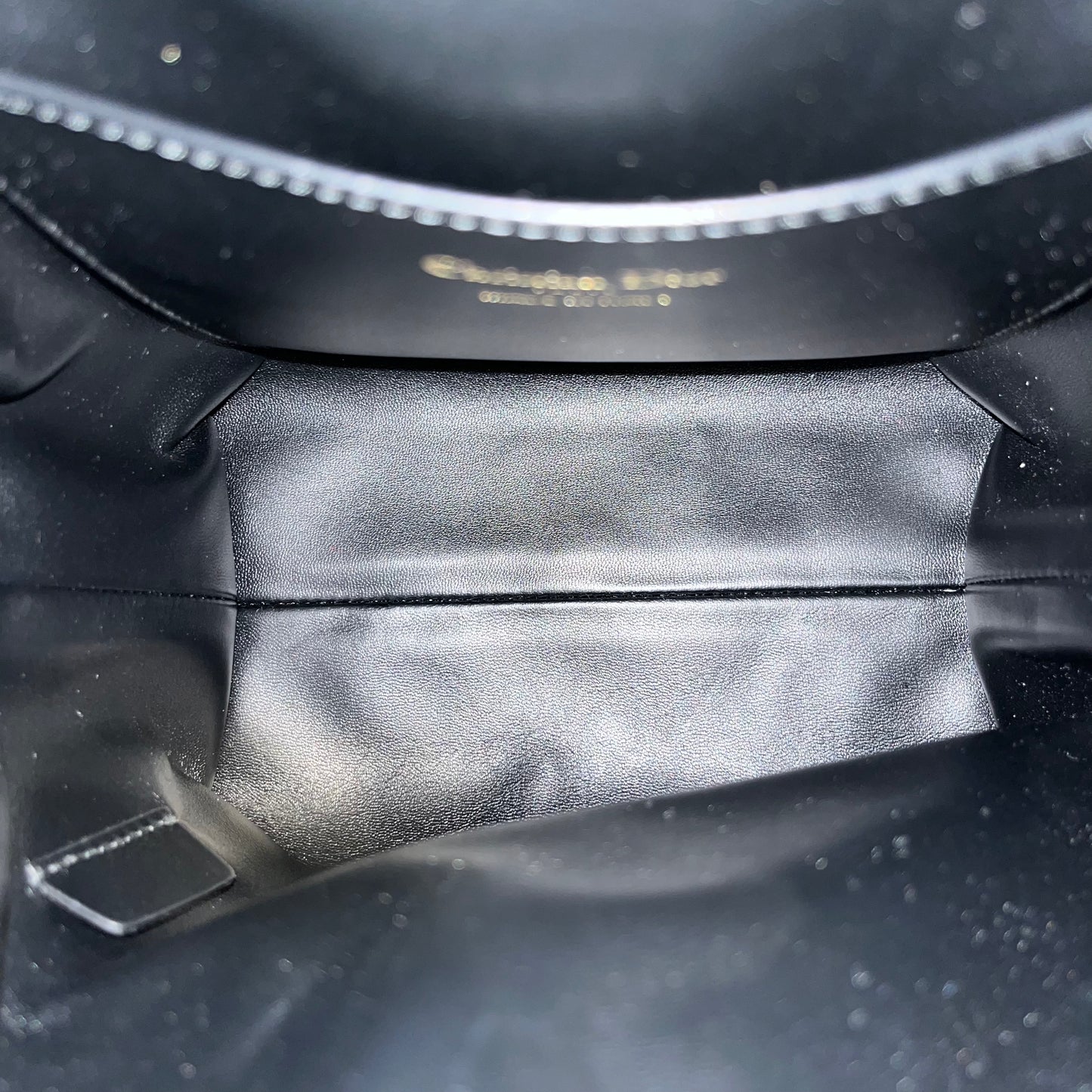 Used DIOR Caro Bucket Bag Black GHW