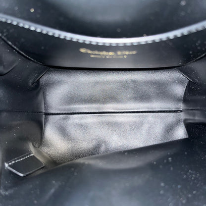 Used DIOR Caro Bucket Bag Black GHW