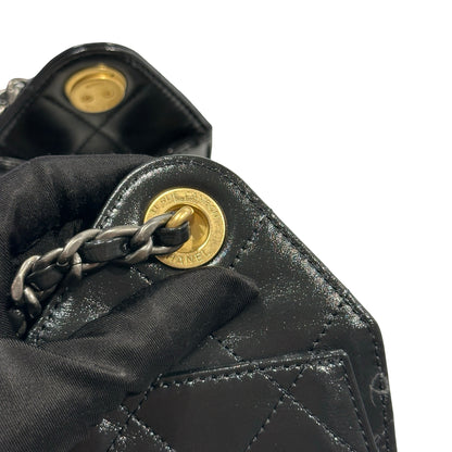 Used CHANEL Quilted Calfskin Chanel 22 Shoulder Bag Black