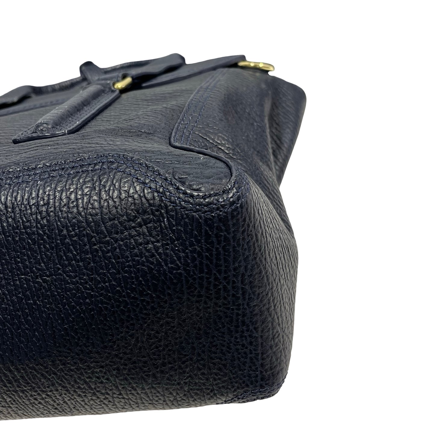 Used 3.1 PHILLIP LIM Textured Leather Pashli Satchel Blue， GHW
