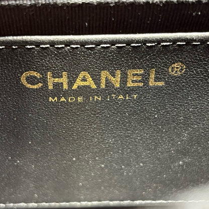 Unused CHANEL Classic Flap Shoulder Bag Black GHW