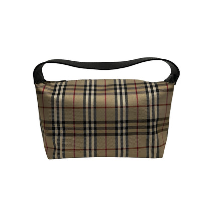 Used BURBERRY Nova Check Nova Check Shoulder Bag Beige Black Red