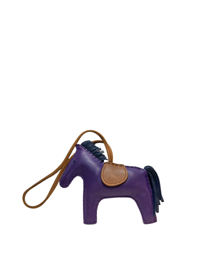 Used Hermès RODEO Accessories Purple Brown
