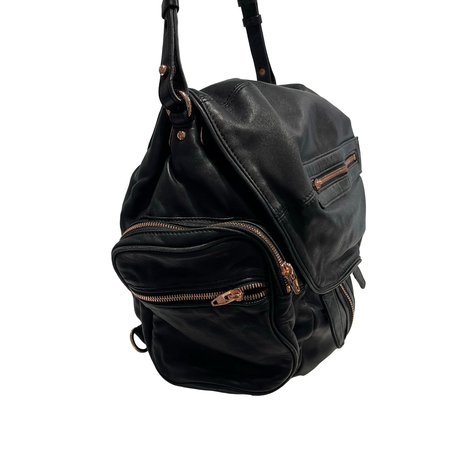 Used ALEXANDER WANG Solid color Marti Backpack Black GHW