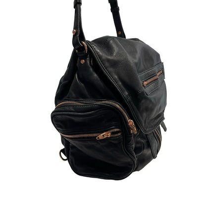Used ALEXANDER WANG Solid color Marti Backpack Black GHW