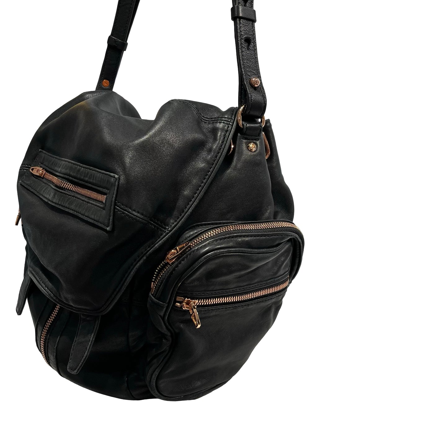 Used ALEXANDER WANG Solid color Marti Backpack Black GHW