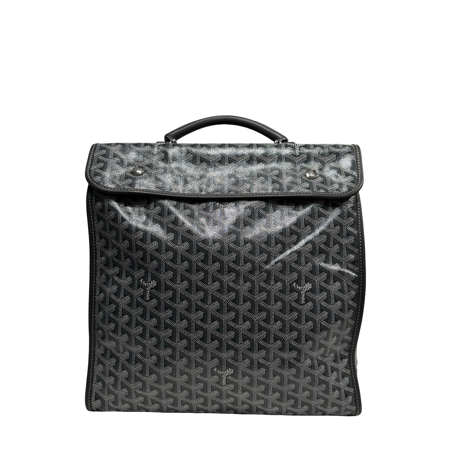 Used GOYARD Goyardine Alpin Backpack Grey