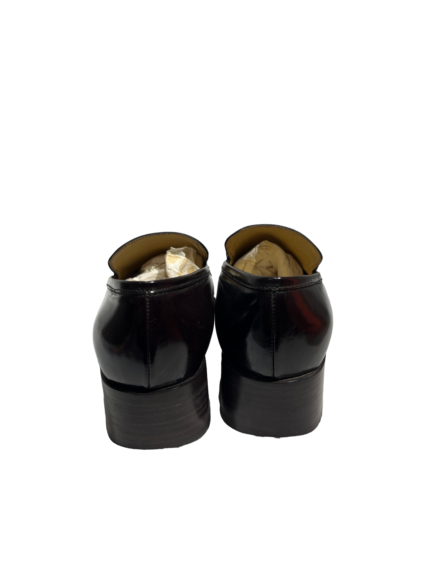 Used Gucci Loafers Brown PHW