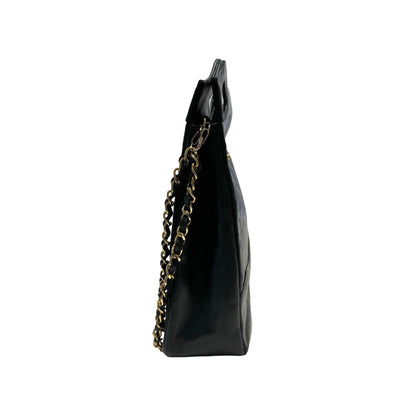 Used CHANEL Quilted Lambskin Quilted 31 Bag Two Way Shoulder Bag Black