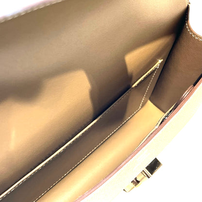 Used HERMÈS Constance Shoulder Bag PHW Etoupe (18)