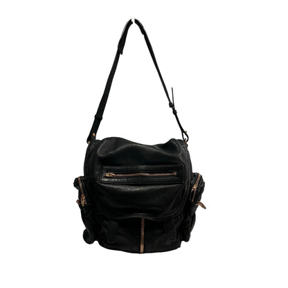 Used ALEXANDER WANG Solid color Marti Backpack Black GHW