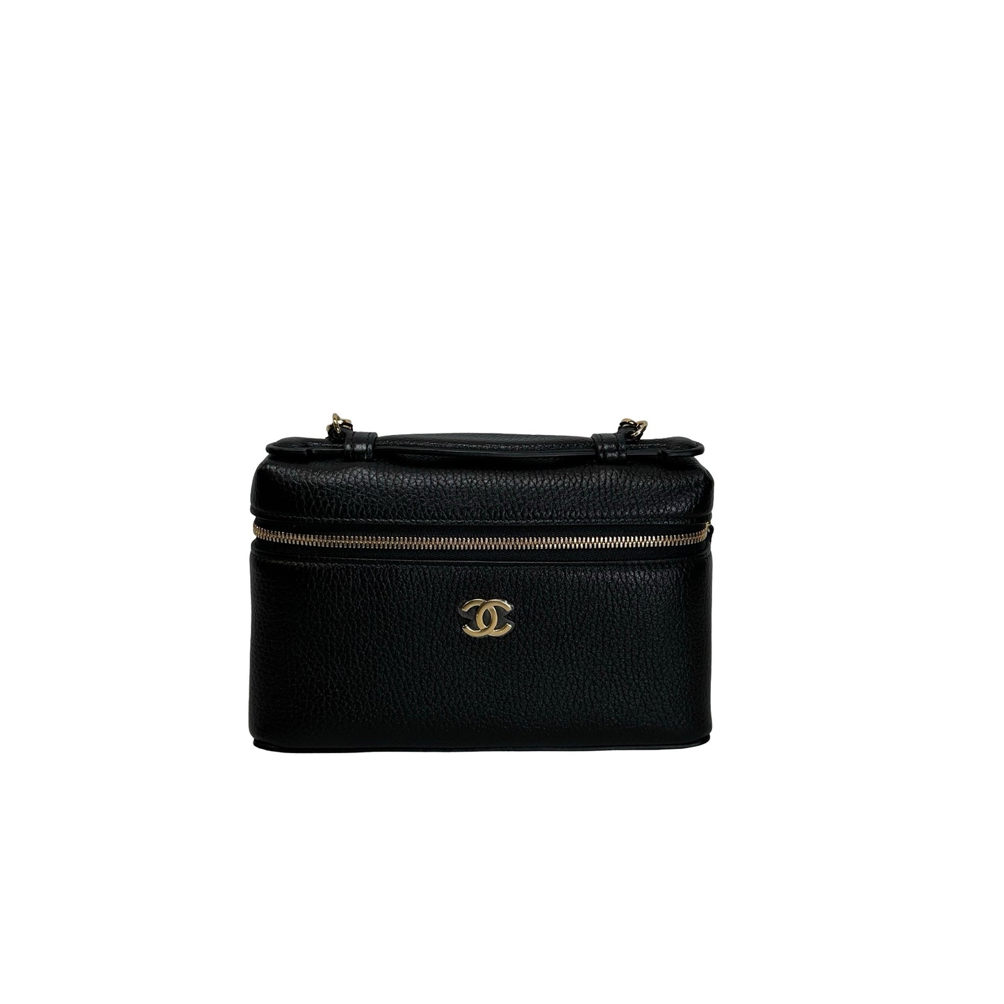 Brand New CHANEL Caviar Vanity case Vanity case Black