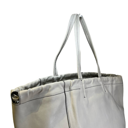 Used CELINE Leather Phantom Tote Bag White