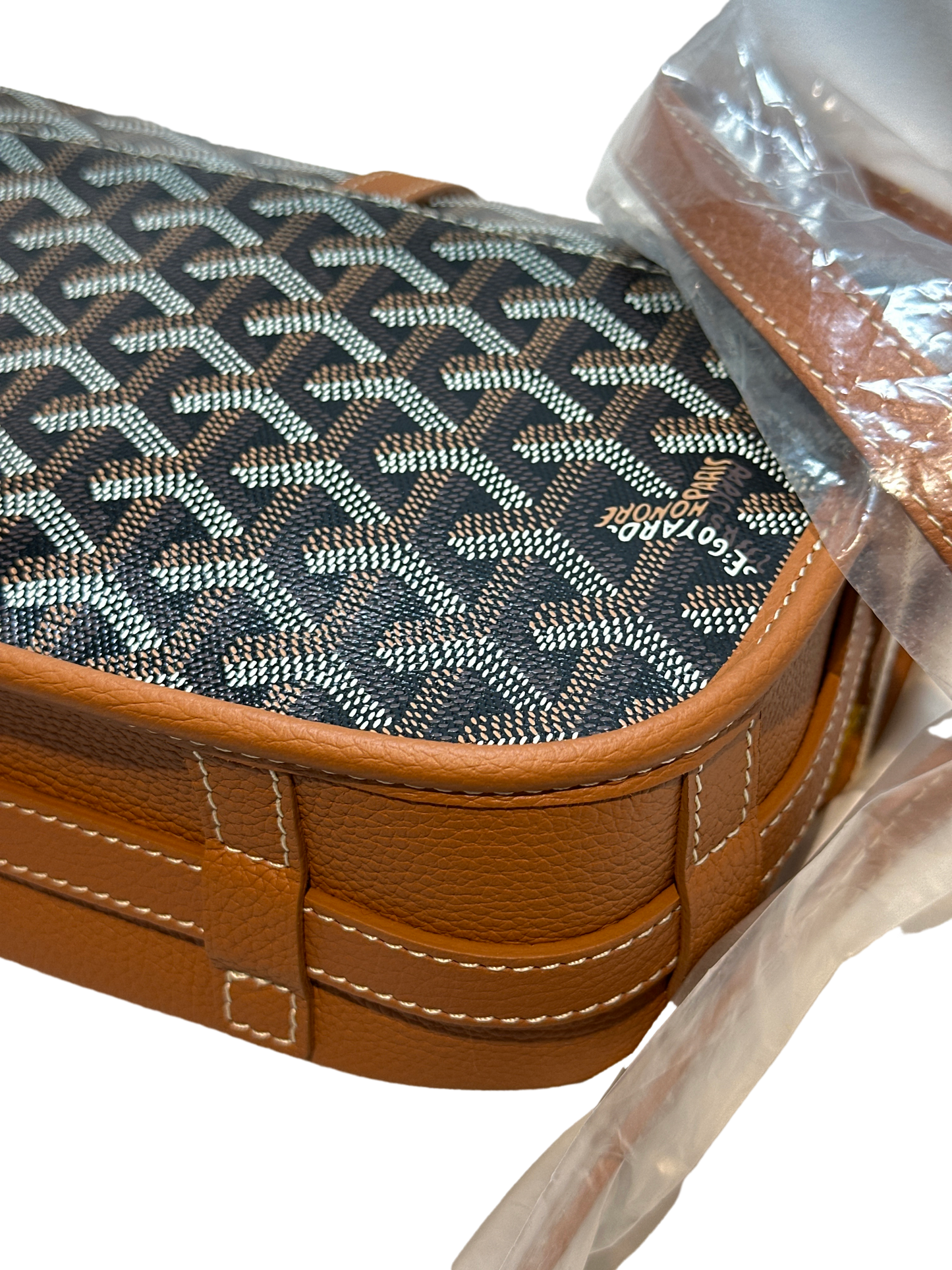 New GOYARD SAC BELVEDERE Cross Body Bag Brown