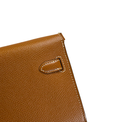 Used HERMES Epsom Kelly To Go Cross body bag Gold FHW