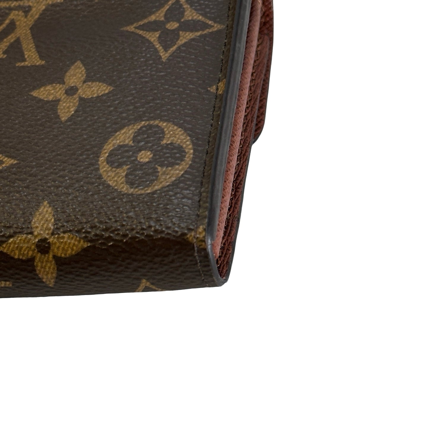 LOUIS VUITTON Monogram Canvas Sarah Wallet Long wallet Brown