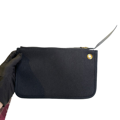 Used HERMES Canvas Leather Herbag A Dos Zip Retourne Backpack Black