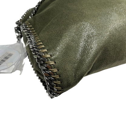 Used STELLA MCCARTNEY Solid Shaggy Deer Falabella Tote Bag Green Olive