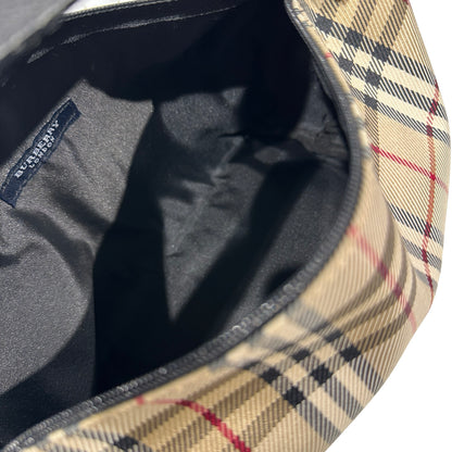 Used BURBERRY Nova Check Nova Check Shoulder Bag Beige Black Red