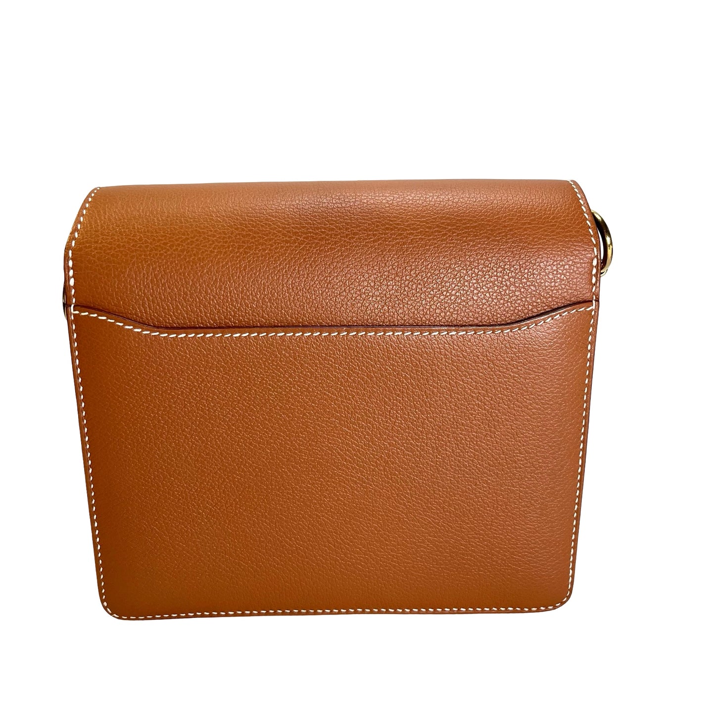 Used HERMES Evercolor Roulis Cross Body Bag Gold GHW
