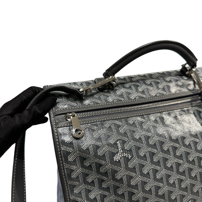 Used GOYARD Goyardine Alpin Backpack Grey