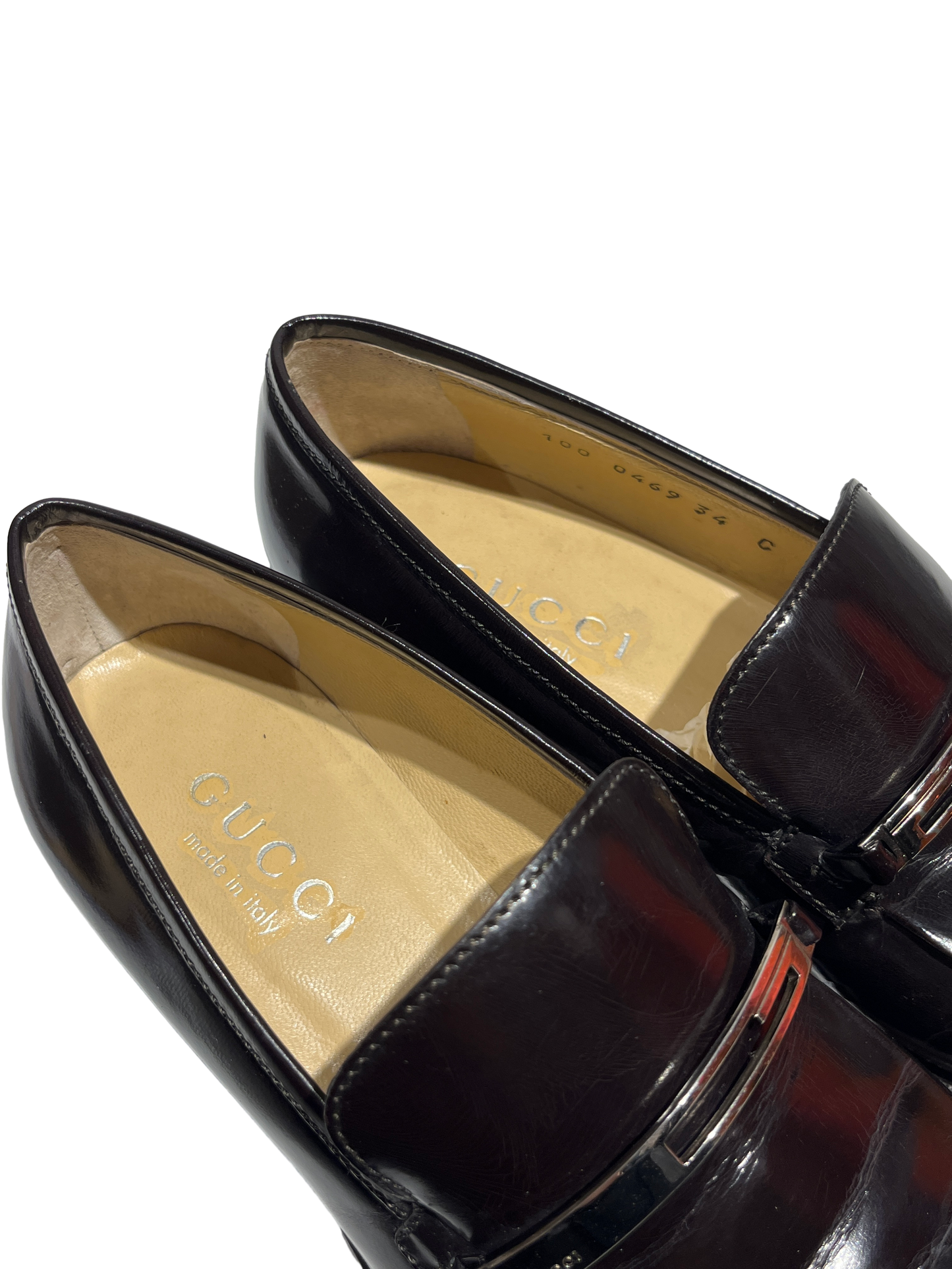 Used Gucci Loafers Brown PHW
