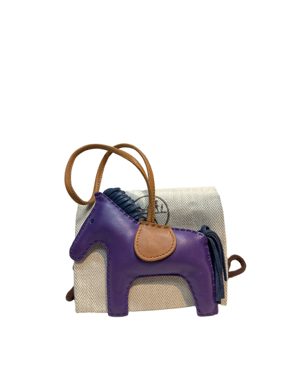 Used Hermès RODEO Accessories Purple Brown