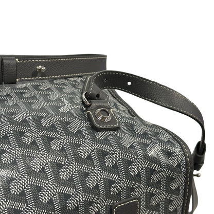 Used GOYARD Goyardine Alpin Backpack Grey