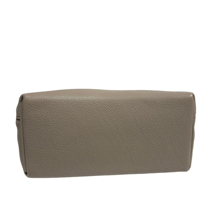 Used HERMES Taurillon Maurice Veau Swift 24/24 Handbag Gris Asphalte Gris
