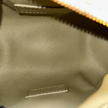 Used DIOR Macrocannage Leather DiorTravel Nomad Pouch Green