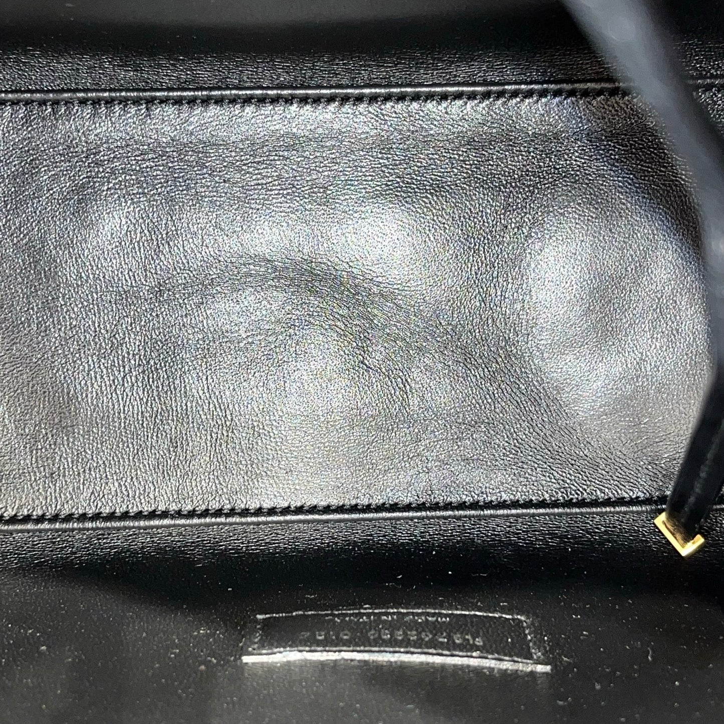 Used SAINT LAURENT Hobo Bag Black GHW
