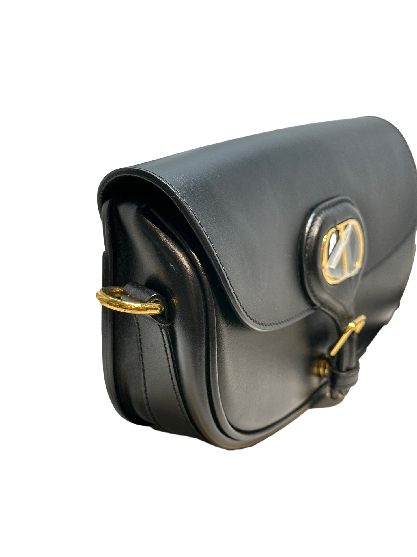 Used DIOR Bobby Flap Bag Black GHW