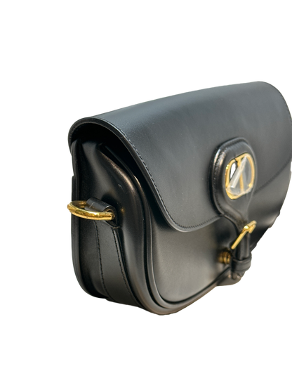 Used DIOR Bobby Flap Bag Black GHW