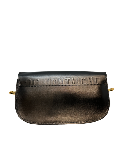 Used DIOR Bobby Flap Bag Black GHW