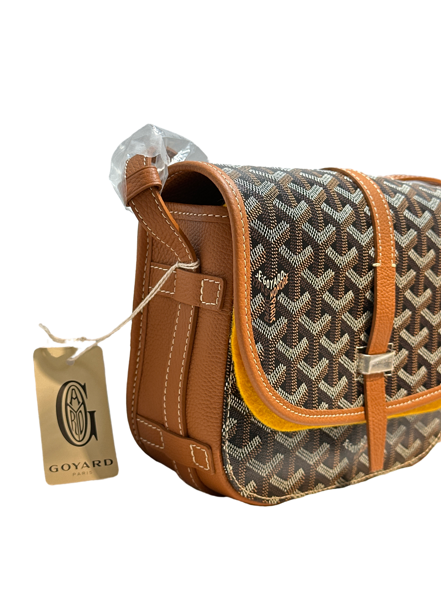 New GOYARD SAC BELVEDERE Cross Body Bag Brown