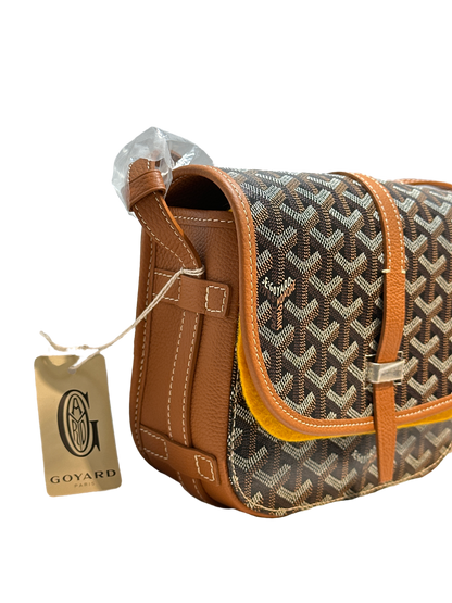 New GOYARD SAC BELVEDERE Cross Body Bag Brown