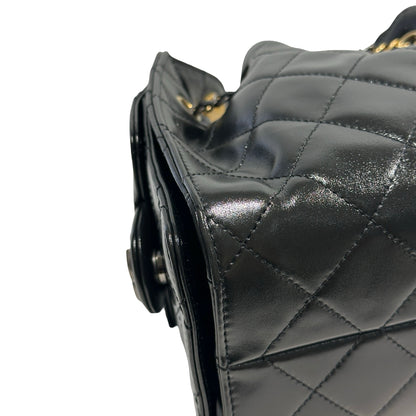 Used CHANEL Quilted Calfskin Chanel 22 Shoulder Bag Black